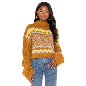 Free People Alpine Pullover In Cinnamon Toast